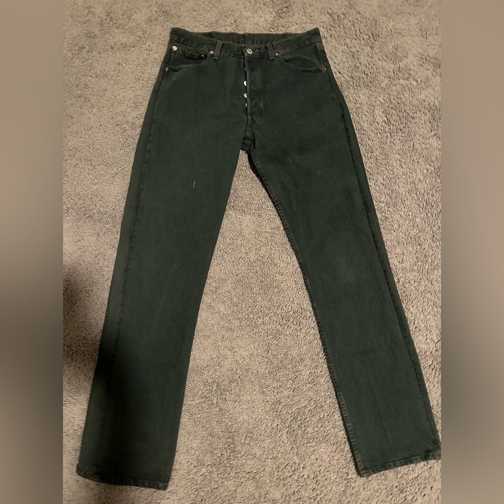 70s green levi jeans